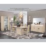 MCS SRL Italy MCS Dover Cream Extentable Dining Table 