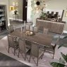 MCS SRL Italy MCS Dover Brown Extentable Dining Table 