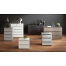 Nolte German Furniture Nolte Mobel - Akaro 4153100 - Bedside Chest With 2 and a 1/2 Drawers