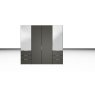 Nolte German Furniture Nolte Mobel - Concept me 200 7524083 - Complete Hinged Door Wardrobe with 4 Doors and 3 Drawers Left