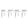 Nolte German Furniture Nolte Mobel - Concept me 200 7525085 - Complete Hinged Door Wardrobe with 5 Doors and 3 Drawers
