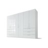 Nolte German Furniture Nolte Mobel - Concept me 200 7525085 - Complete Hinged Door Wardrobe with 5 Doors and 3 Drawers Left