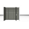 Nolte German Furniture Nolte Mobel - Concept me 200 8520180 - Folding Door Panorama Wardrobe with 5 Doors