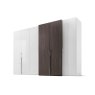 Nolte German Furniture Nolte Mobel - Concept me 220 7525091 - Complete Hinged Door Wardrobe with 5 Doors and 3 Drawers Left