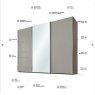 Nolte German Furniture Nolte Mobel - Concept me 300 3536116 - Sliding Door Panorama Wardrobe with 2 doors