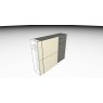 Nolte German Furniture Nolte Mobel - Concept me 310 3528033 - Sliding Door wardrobe with 2 Doors and Shelf Left Hand Side