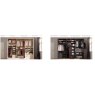 Nolte German Furniture Nolte Mobel - Concept me 320 3530019 Hinged-Sliding Door Wardrobe with 2 Sliding Door left+right and