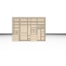 Nolte German Furniture HORIZONT 400 - Combination Open Planning wardrobe with 6 Drawers and Top Cubicles