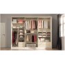 Nolte German Furniture HORIZONT 400 - Open Planning wardrobe with Movable Rails