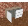 Nolte German Furniture Nolte Mobel - Alegro Style 3 Drawer Combi Unit