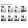 Nolte German Furniture Nolte Mobel - Concept me 700 4211710 Chest with 4 Drawers 1 Door Left Hand Facing