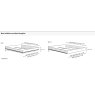 Nolte German Furniture Nolte Mobel - Concept me 500 - 5970980 Bed Frame with Right Left Panels without Shelf