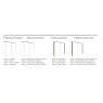 Nolte German Furniture Nolte Mobel - Marcato 2.0 - 3518271 2 Door Sliding Wardrobe with Right 40cm Linen Shelf and coat rac