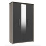 Premium British Collection Aruba Tall 3 Door Robe with Mirror