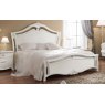 Saltarelli Mobili Saltarelli Giulia Letto Bed with Studded Headboard and Wooden Footboard