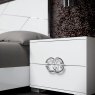 Status SRL Italy Status Dafne White Night Table (with soft closing drawers)
