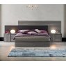 Status SRL Italy Status Futura Grey Sawmarked Oak Bed Frame