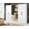 Accadueo H2O H2O Design San Marino White Hinged Wardrobe