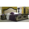 Ben Company Ben Company New Serena Black & Gold BedRoom Group with 4 Door Wardrobe