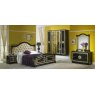 Ben Company Ben Company New Serena Black & Gold Bed Room Group with 6 Door Wardrobe