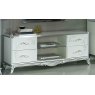 Ben Company Daniela White-Silver TV Unit Ben Company Daniela White-Silver TV Unit