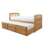 Marcell Hardwood Captains Bed Frame