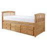 Marcell Hardwood Captains Bed Frame