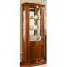 Camel Group Camel Group Torriani Walnut 1 Curved Door Vitrine With Mirror and LED Light