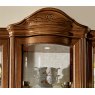 Camel Group Camel Group Torriani Walnut 1 Door Vitrine With Mirror and LED Light