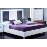 Ben Company Ben Company Cristal White Bed With Padded Headboard