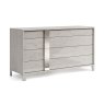 Tuttomobili Italy Tuttomobili Emma Frosted Ash 4 Drawers Dresser