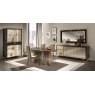 Arredoclassic Adora Luce Dark 2 Doors Cabinet With Central Drawer
