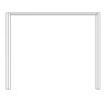 Passepartout-frame,Width per side profile 5 cm without lightingfor width 250 cmW 260cm x H 221cm x D 23cm Passepartout-frame,Width per side profile 5 cm without lightingfor width 250 cmW 260cm x H 221cm x D 23cm