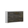 Ben Company Ben Company Dalia Grey and Gold Bedroom Set