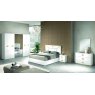 Accadueo H2O H2O Design Vogue White and Gold Bed