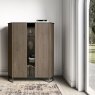 Status SRL Italy STATUS HEXAGON 2 DOOR VITRINE (ASSEMBLED)