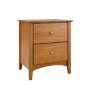 Crowther Buckingham Solid 2 Drawer Bedside