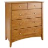 Crowther Buckingham Solid Wood 5 Drawer Chest