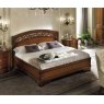 Camel Group Camel Group Torriani Walnut Bed Botticelli with Ring