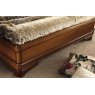 Camel Group Torriani Walnut Bed Tiziano with Ring
