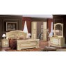 Camel Group Camel Group Aida Ivory and Gold Bedroom Set