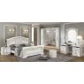 Camel Group Camel Group Aida White and Silver Bedroom Set