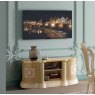Camel Group Camel Group Aida Ivory and Gold Mini TV Cabinet