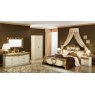 Camel Group Camel Group Barocco Ivory and Gold Vanity Dresser With Six Drawers