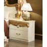 Camel Group Camel Group Barocco Ivory and Gold Bedside Table