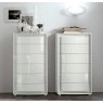 Camel Group Camel Group Dama Bianca White High Gloss 6 Drawer Chest