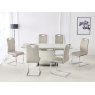 Dream Home Furnishings Milan Cappuccino Extending Dining Table