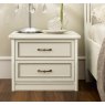 Camel Group Camel Group Nostalgia Ricordi Bianco Antico Bedside Table With 2 Drawers