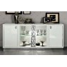 Camel Group Camel Group Roma Glamour White High Gloss 4 Door Buffet With Glass Door