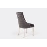 Dream Home Furnishings Majestic Dark Grey Velvet Dining Chair